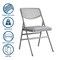 Bridgeport Folding Chair, Resin Mesh Back, Padded Fabric Seat, Grey Color, PK4 C865BP60GRY4E - alternate 2